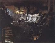 George Bellows Excavation at Night china oil painting reproduction